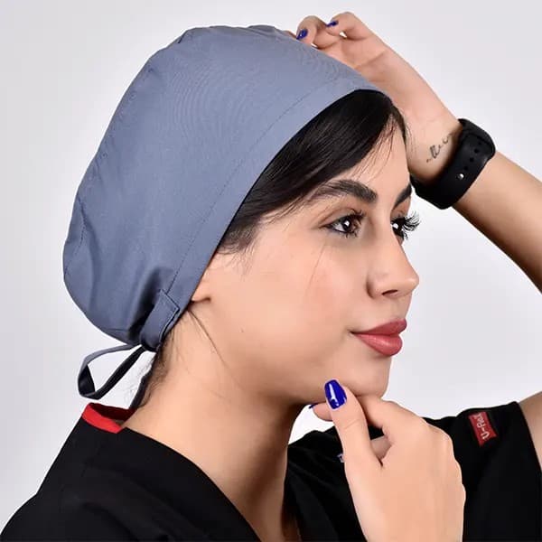 کلاه جراحی خاکستری ساده