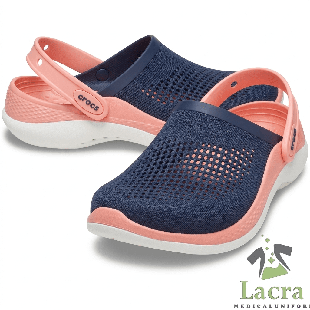 کراکس لایت راید ۳۶۰ (Crocs LiteRide 360) رنگ سورمه‌ای گلبهی
