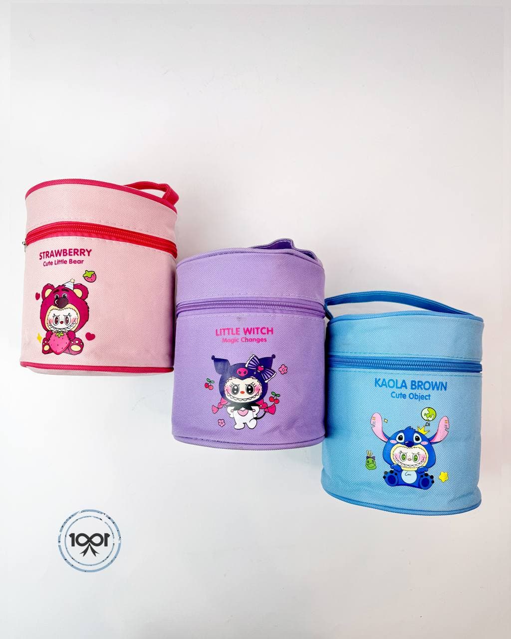 ظرف غذای فانتزی دوتایی استیل دارای کیف عایق (Lunch Box Bag)