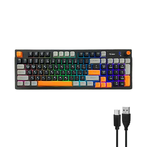 کیبورد مخصوص بازی دی نت مدل DT-984 RGB