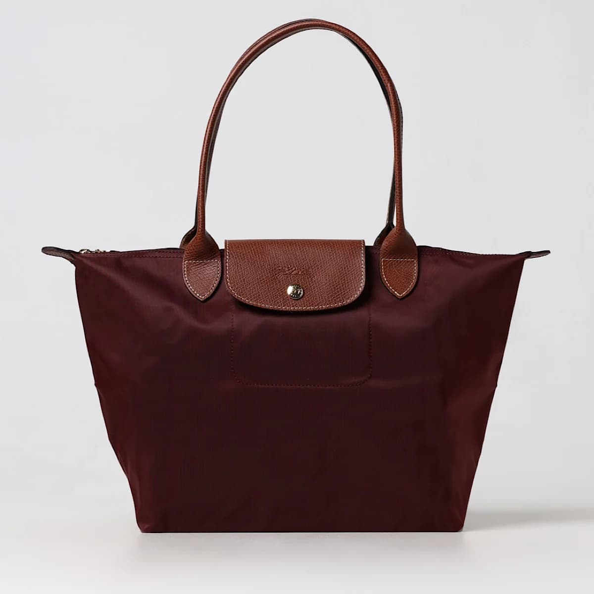 کیف لانگ چمپ (‏longchamp bag le pliage burgundy) — تصویر ۲