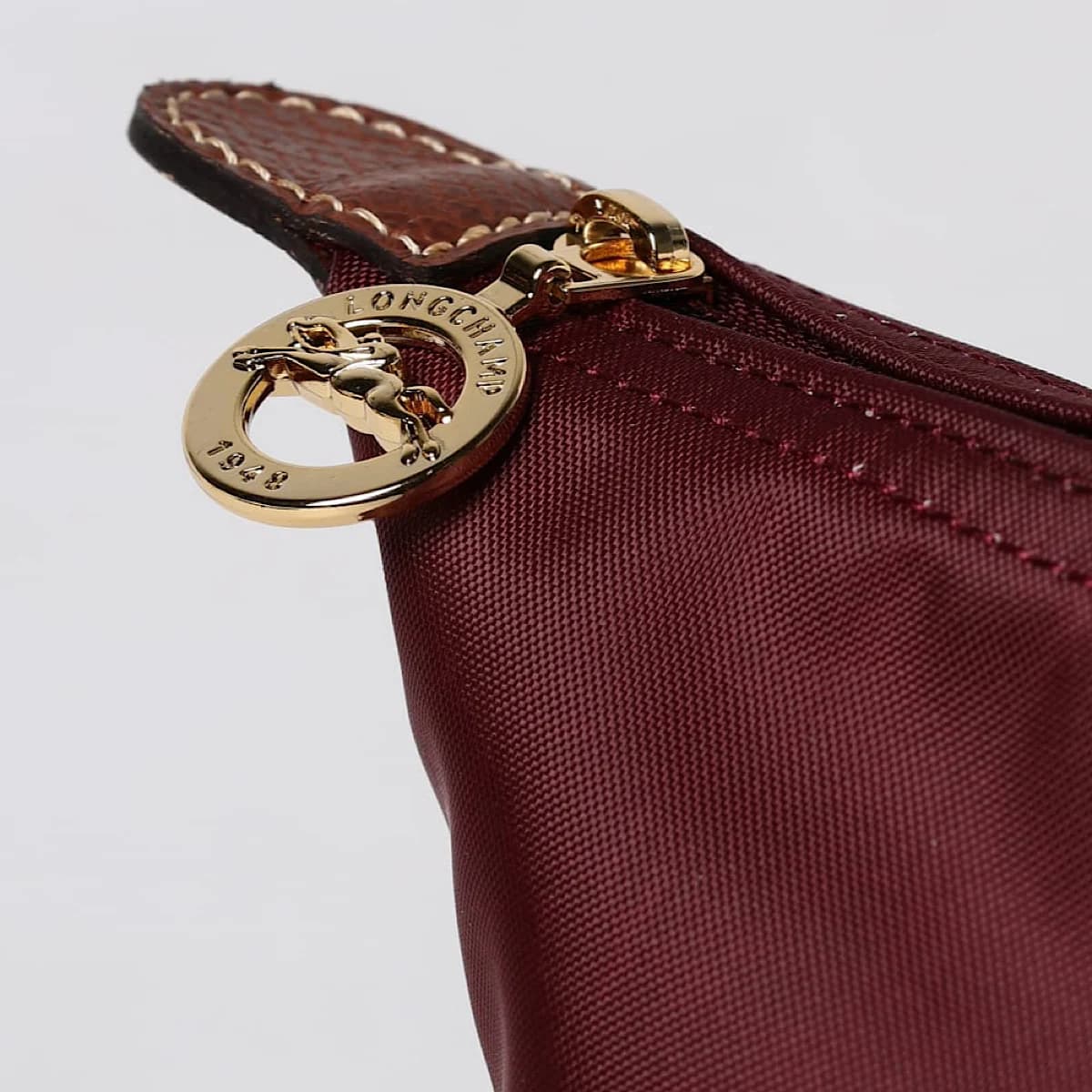 کیف لانگ چمپ (‏longchamp bag le pliage burgundy) — تصویر ۷