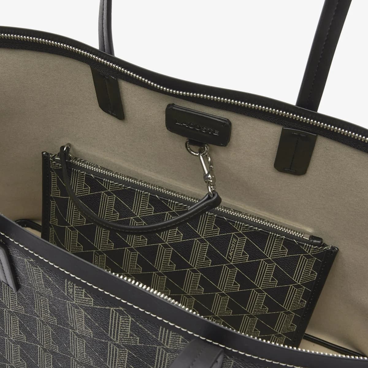 کیف لاگوست توت بگ Lacost Zely Black Tote Bag — تصویر ۹