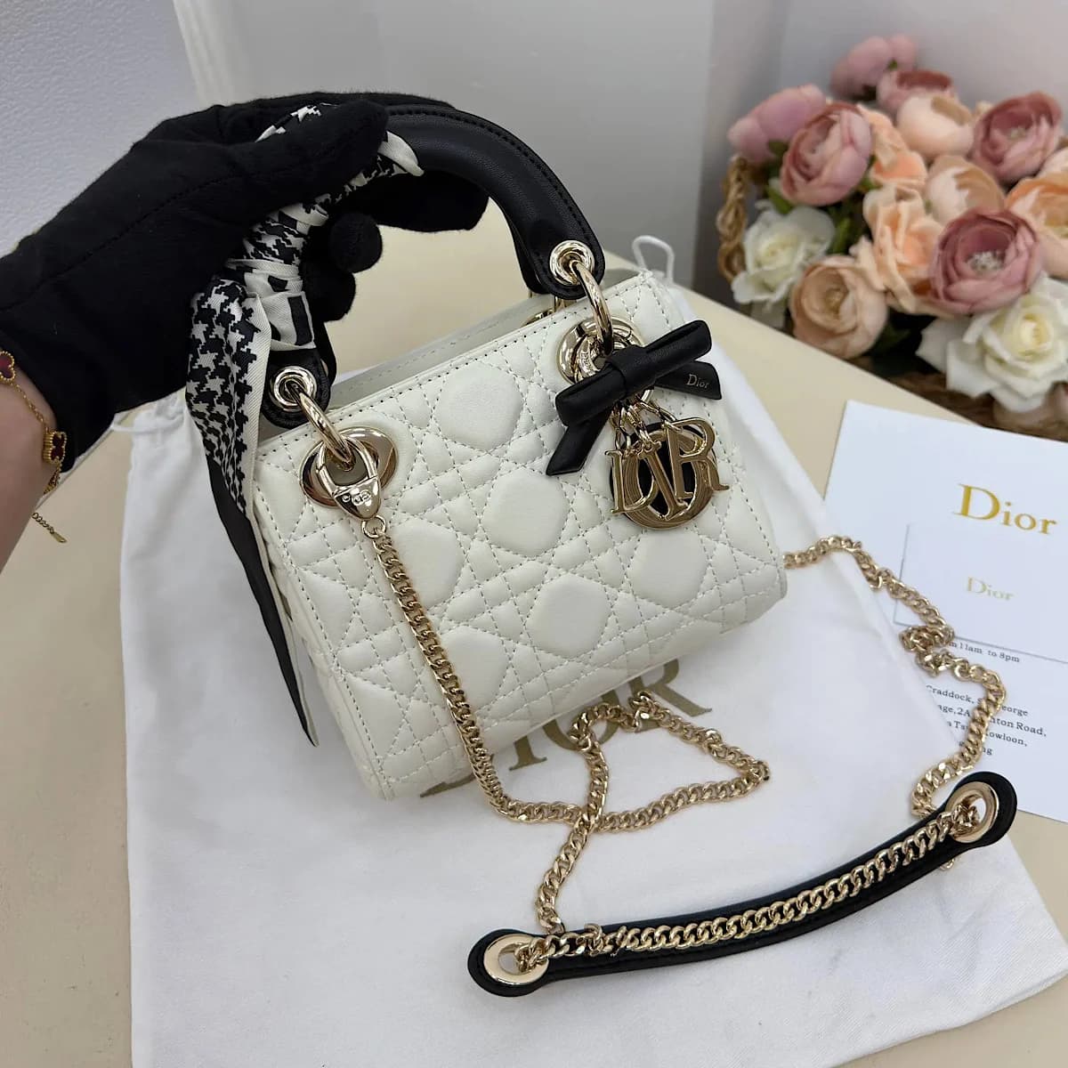 کیف دیور (Dior lambskin cannage lady bag)