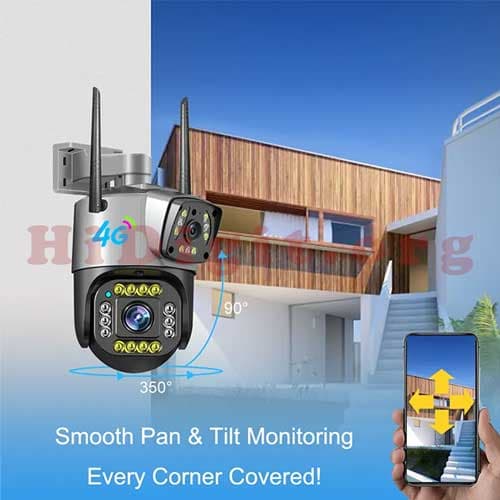 دوربین اسپیددام سیمکارتی دو لنز SC02-4G — تصویر ۵