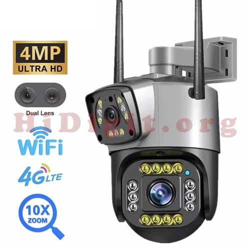 دوربین اسپیددام سیمکارتی دو لنز SC02-4G — تصویر ۸