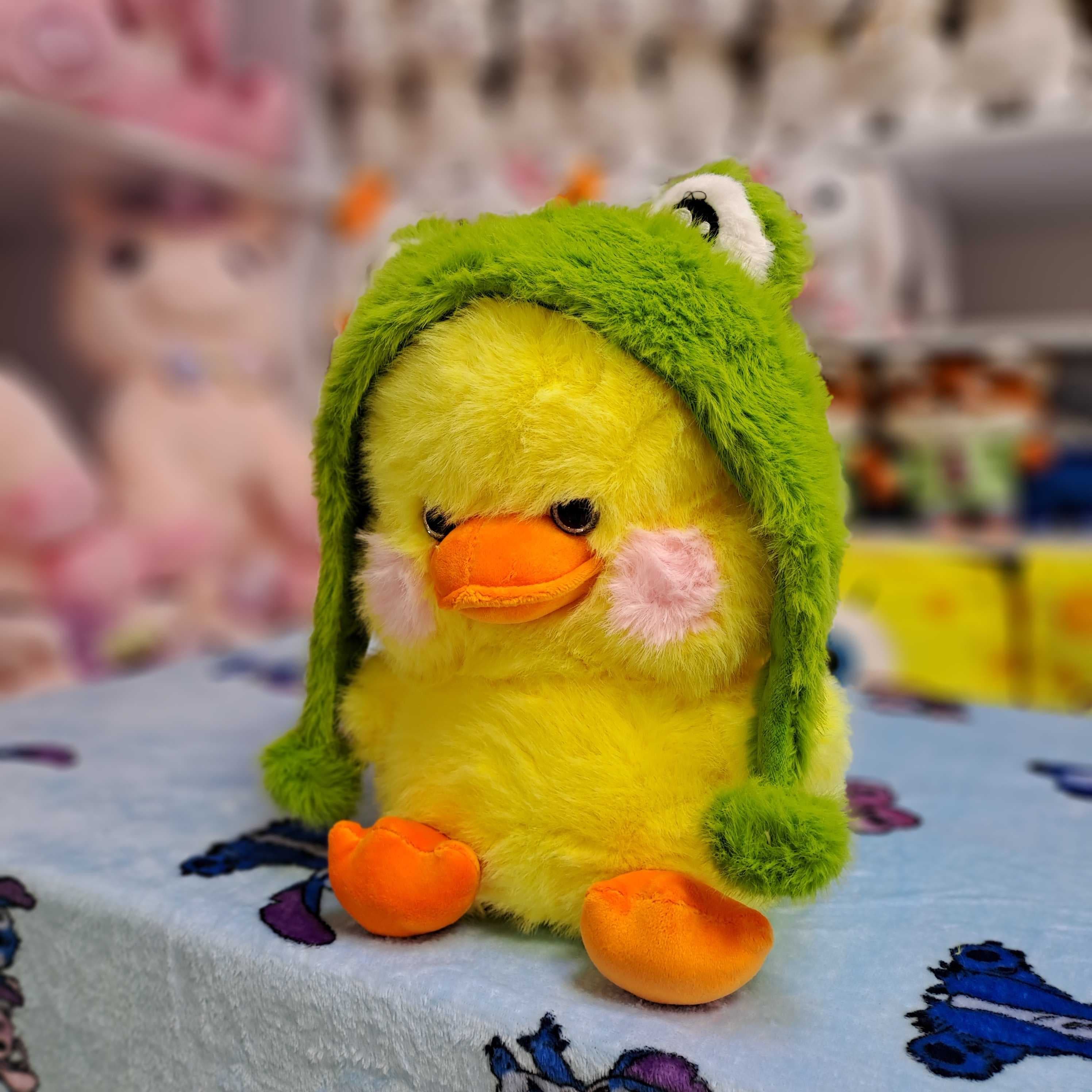 عروسک جوجه کلاه قورباغه ۳۰ سانت — تصویر ۴