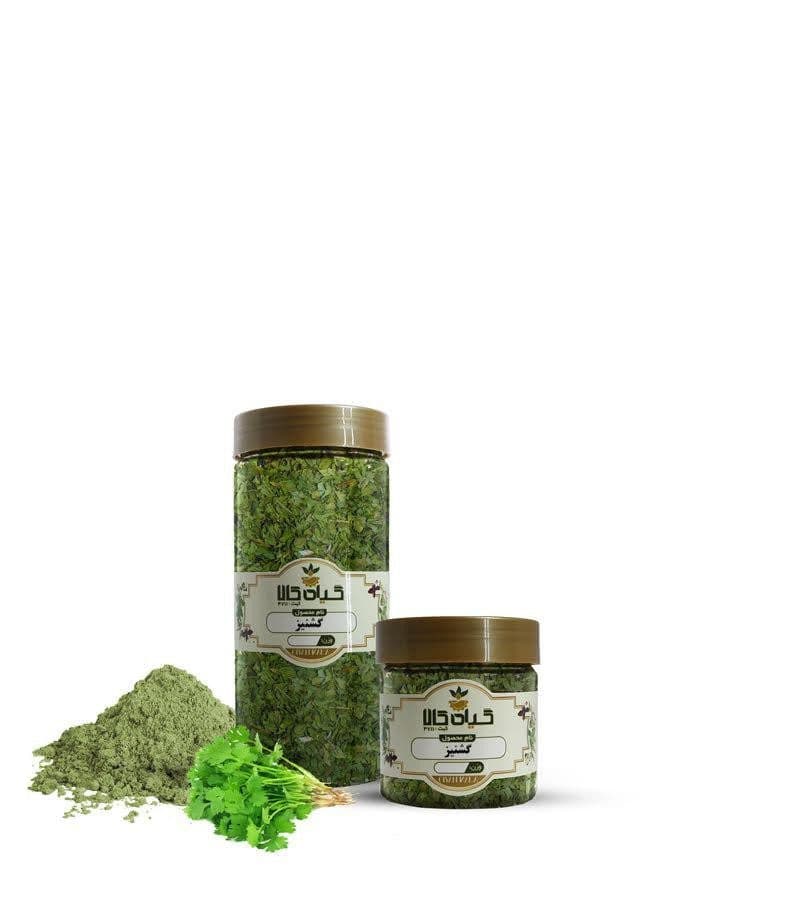 گیاه گشنیز خشک یا پودری بسته بندی شده