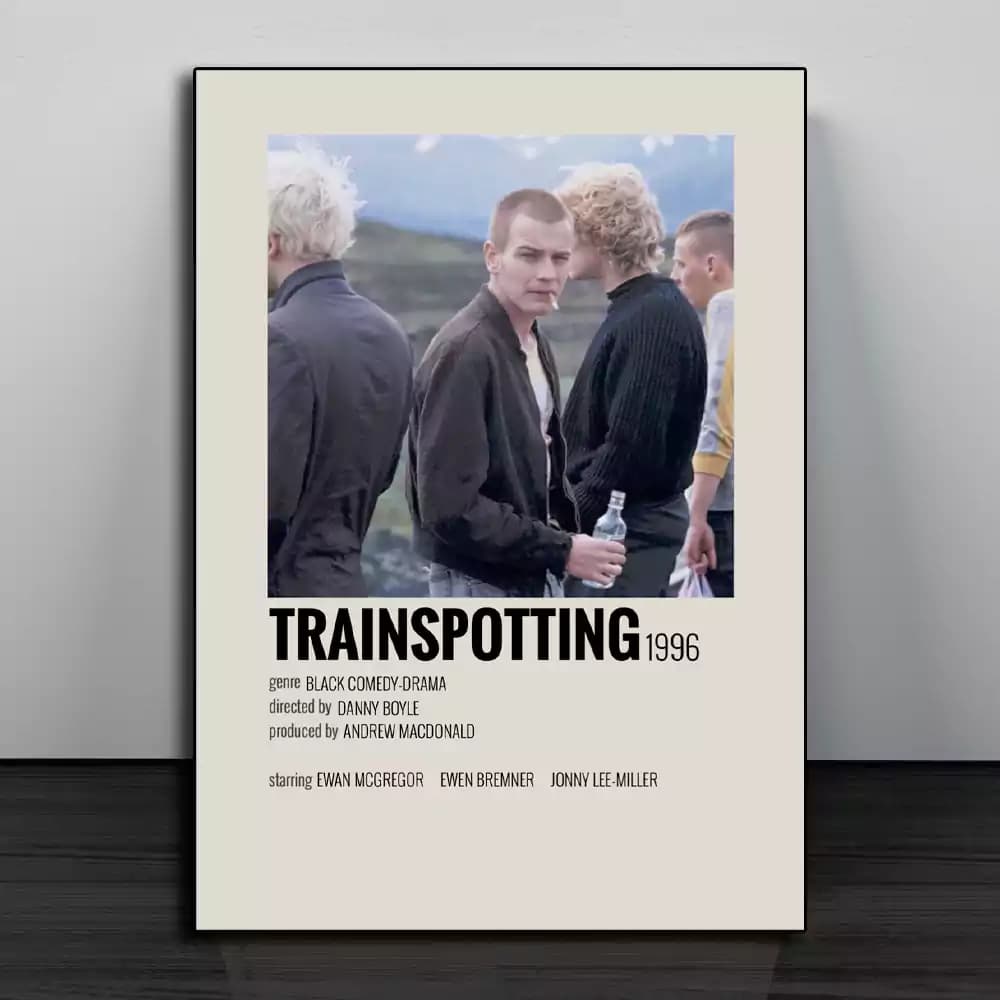 تابلو مینیمال فیلم Trainspotting 1996