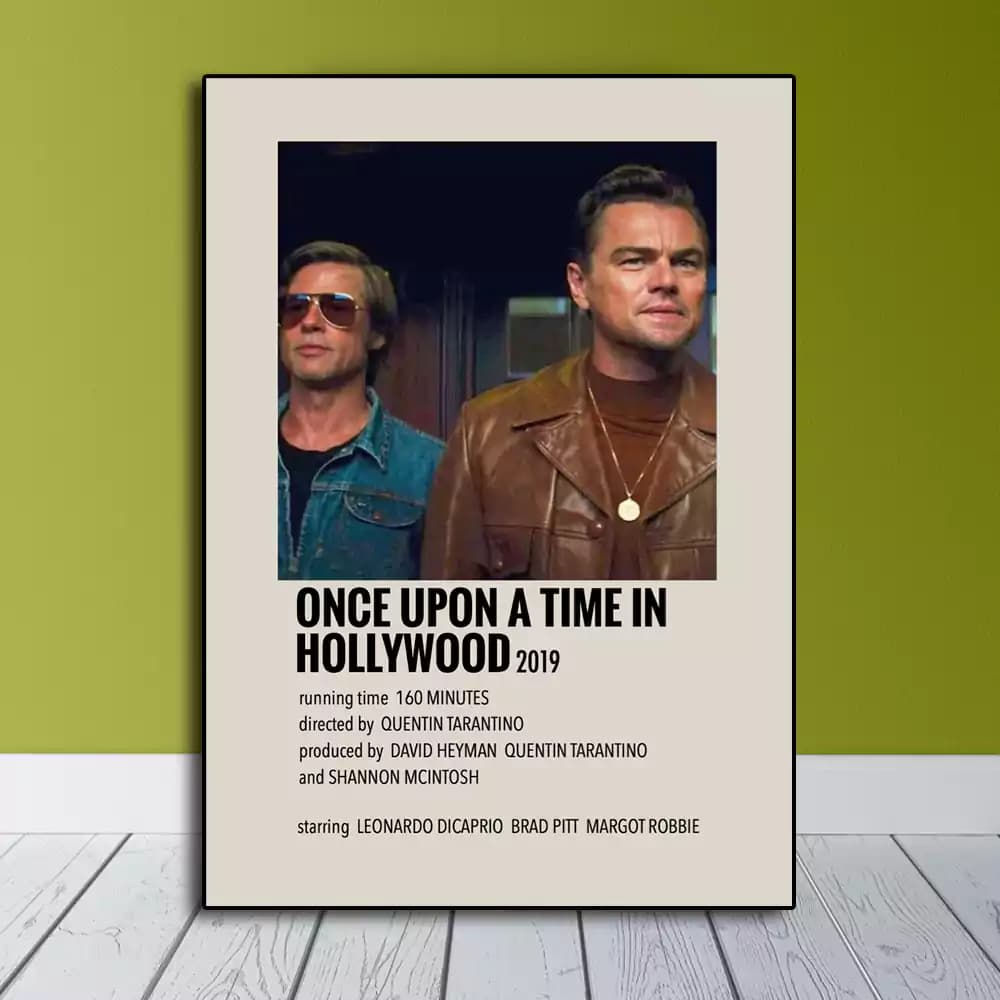 تابلو مینیمال فیلم Once Upon a Time in Hollywood 2019