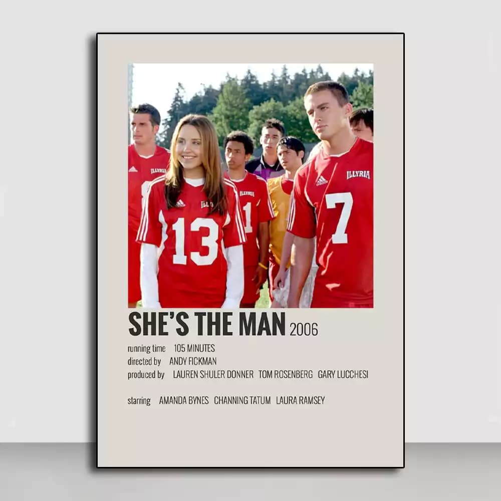 تابلو مینیمال فیلم She’s the Man 2006