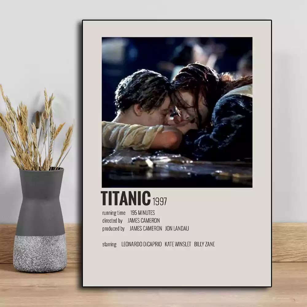 تابلو مینیمال فیلم Titanic 1997