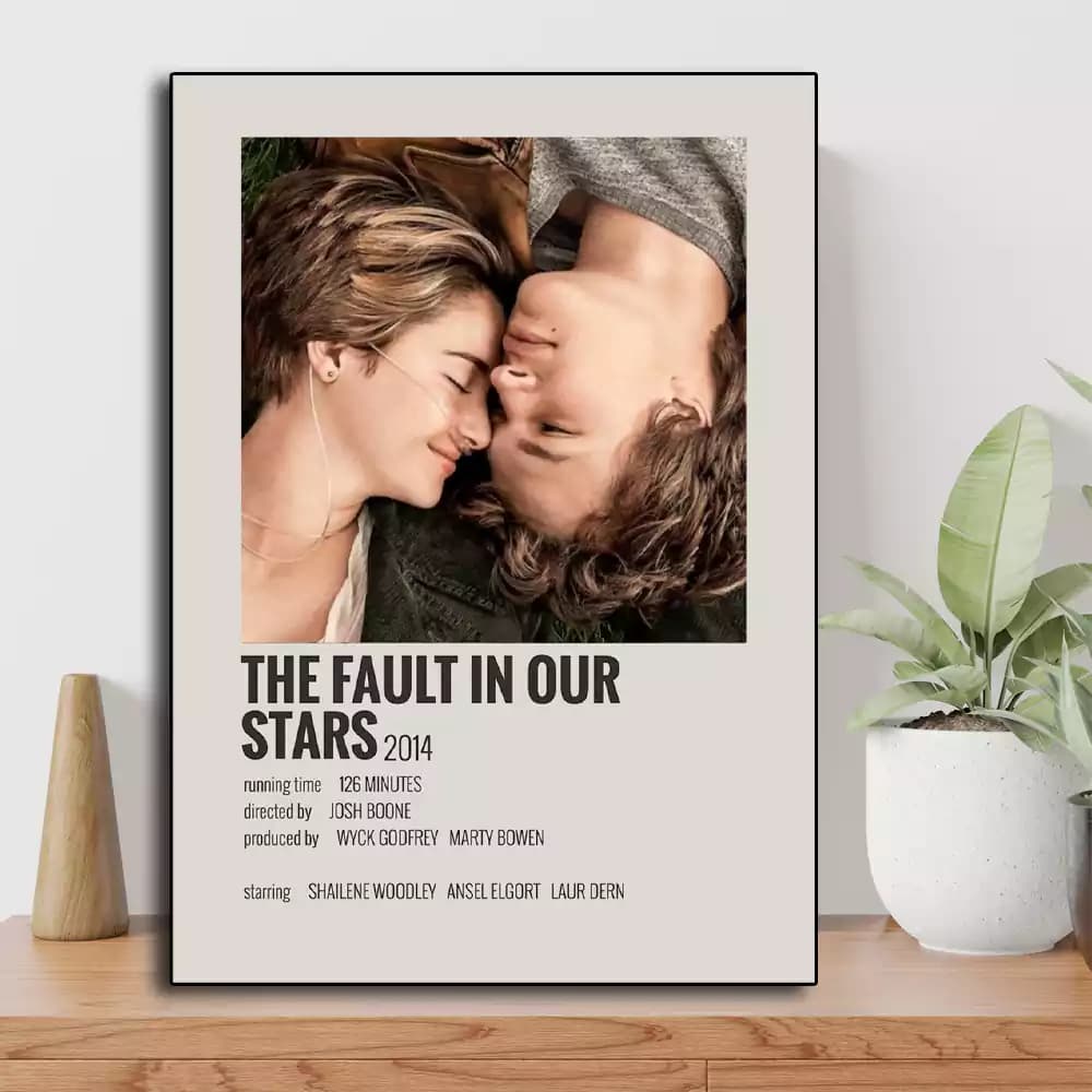 تابلو مینیمال فیلم The Fault in Our Stars 2014