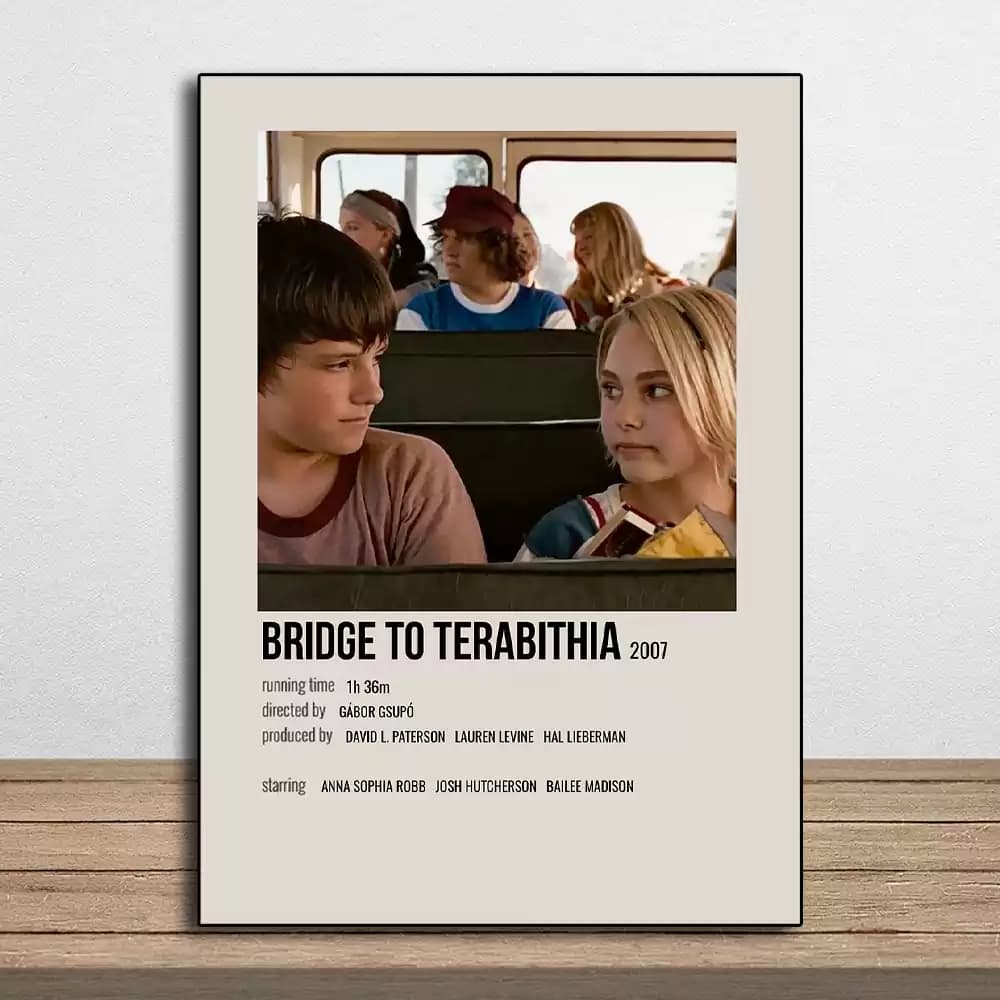 تابلو مینیمال فیلم Bridge to Terabithia 2007