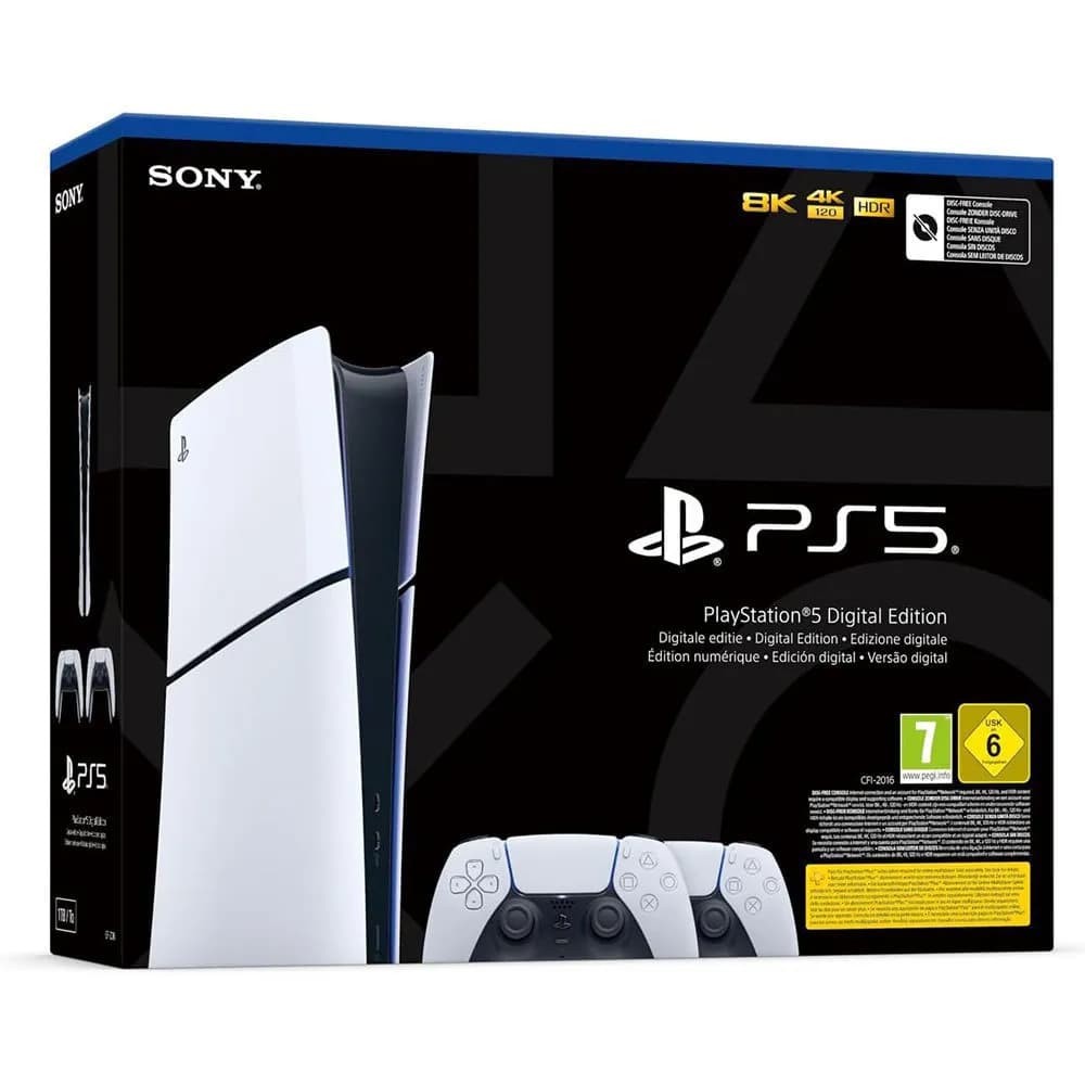 پلی‌استیشن 5 اسلیم دیجیتال دو دسته – PlayStation 5 Slim Digital Dual Controller — تصویر ۳