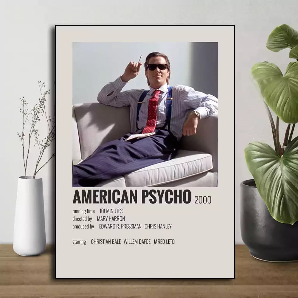 تابلو مینیمال فیلم American Psycho 2000