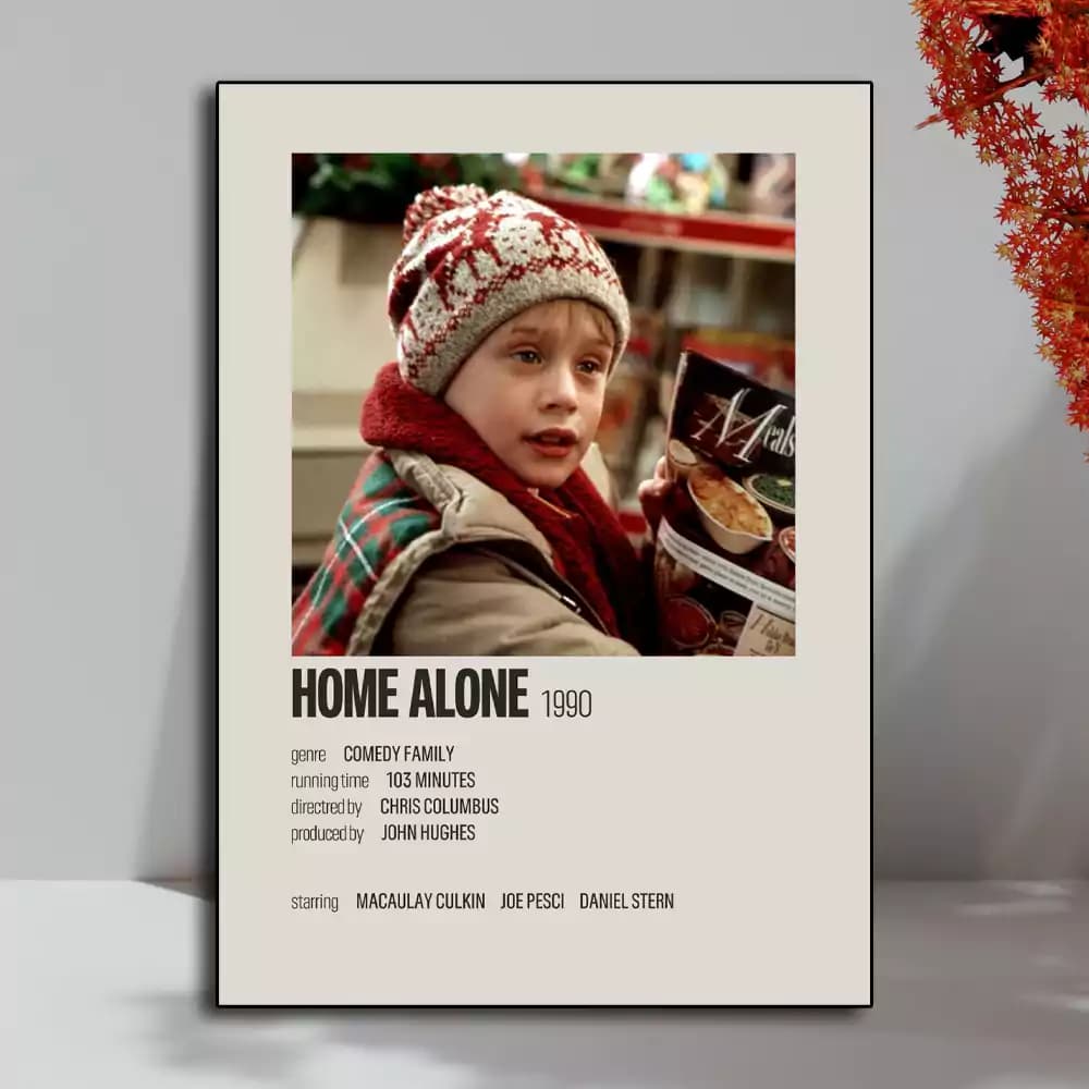 تابلو مینیمال فیلم Home Alone 1990