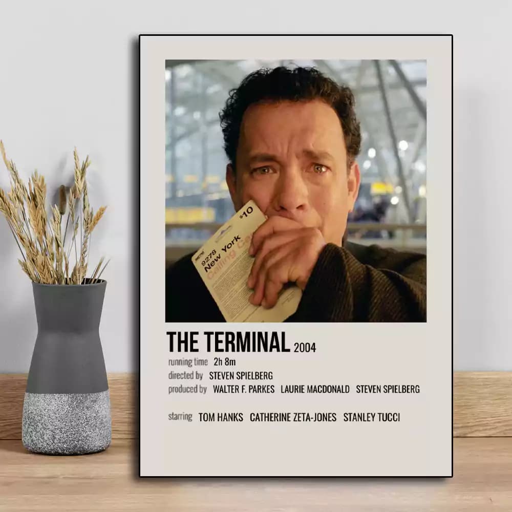 تابلو مینیمال فیلم The Terminal 2004