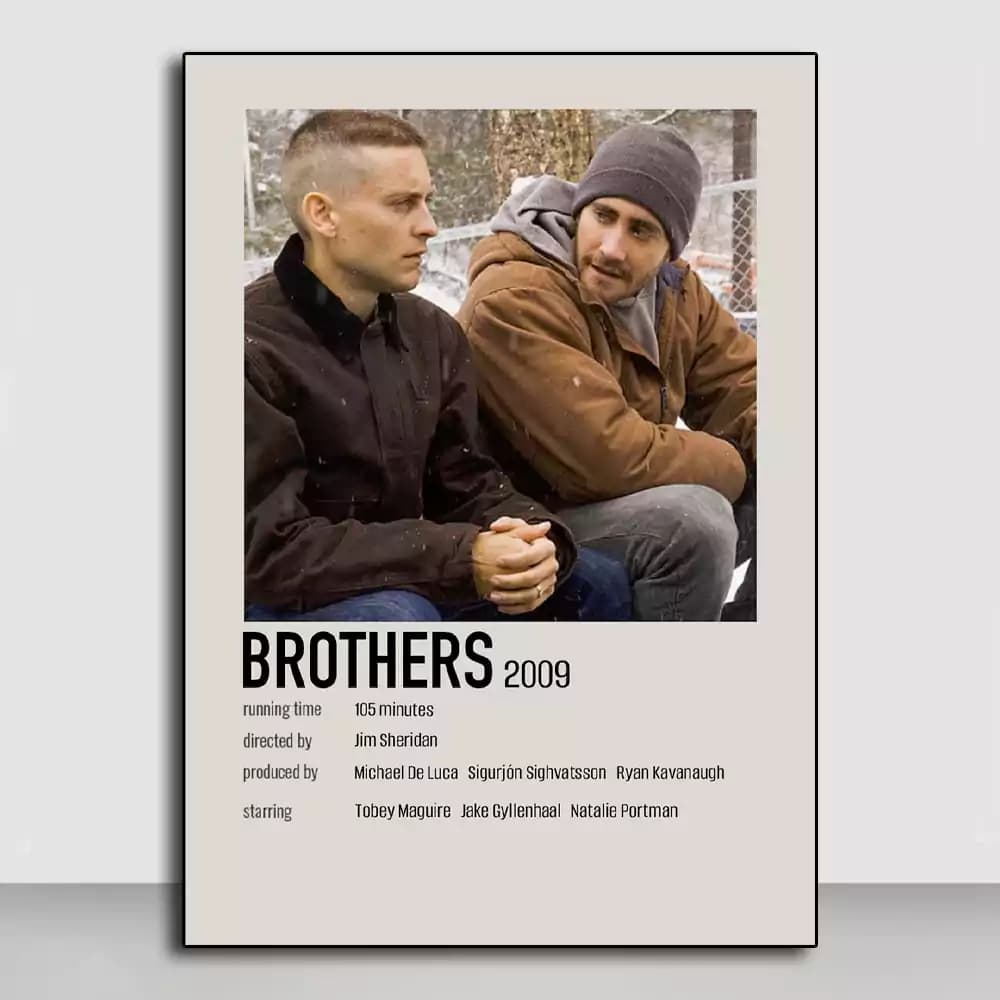 تابلو مینیمال فیلم Brothers 2009