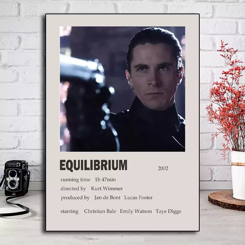 تابلو مینیمال فیلم Equilibrium 2002