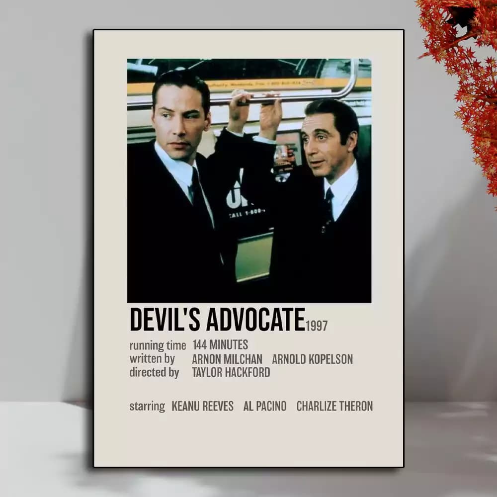 تابلو مینیمال فیلم The Devil’s Advocate 1997