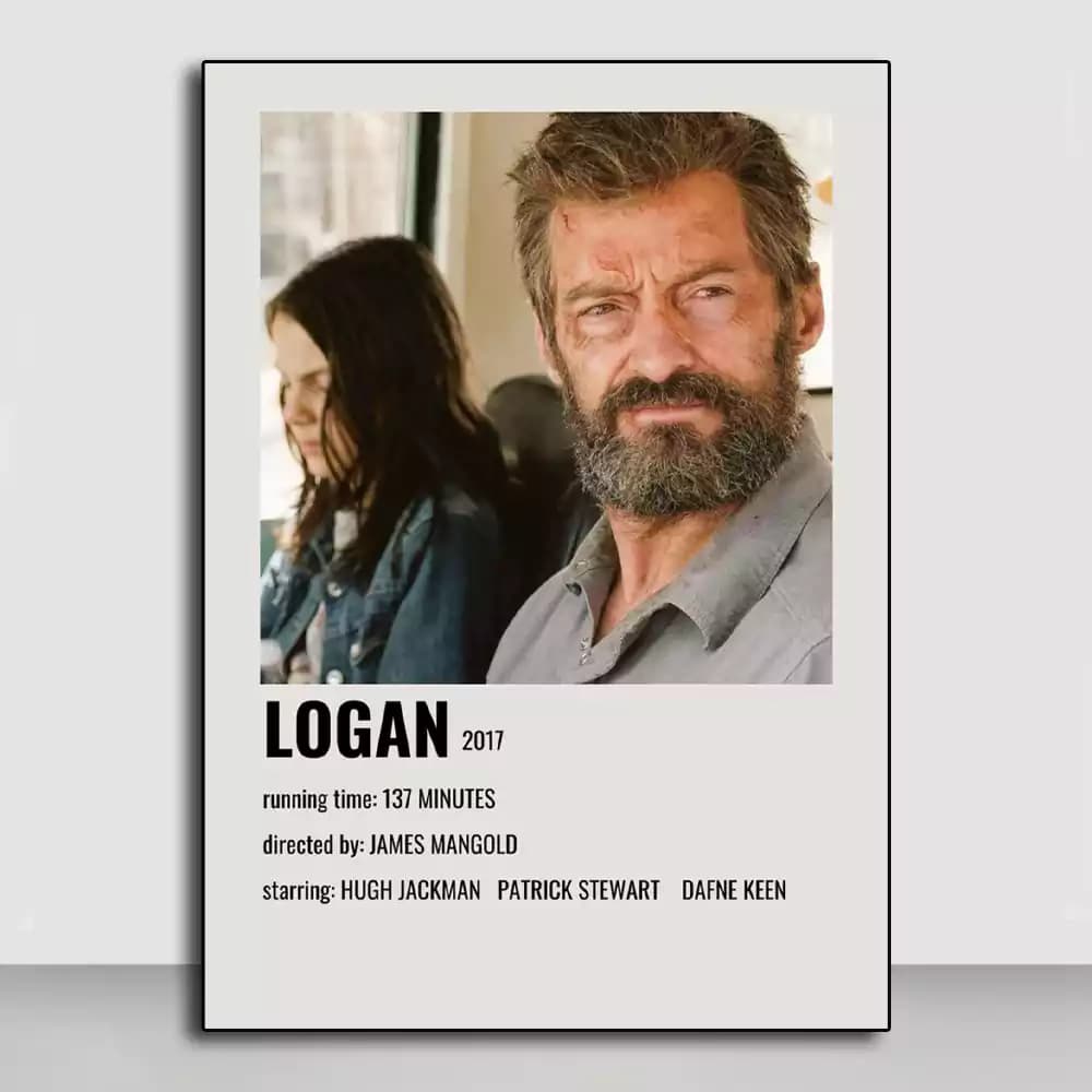 تابلو مینیمال فیلم Logan 2017 — تصویر ۲