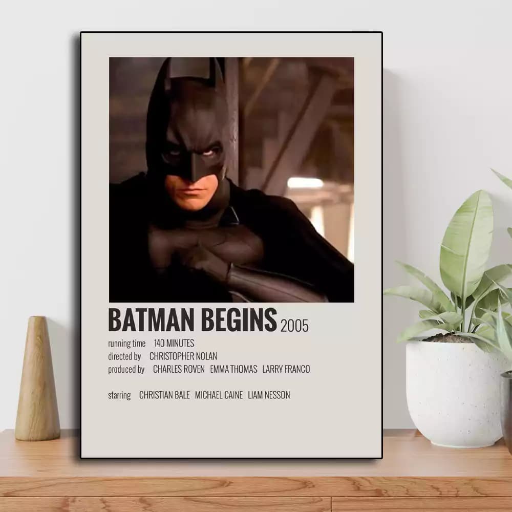 تابلو مینیمال فیلم Batman Begins 2005