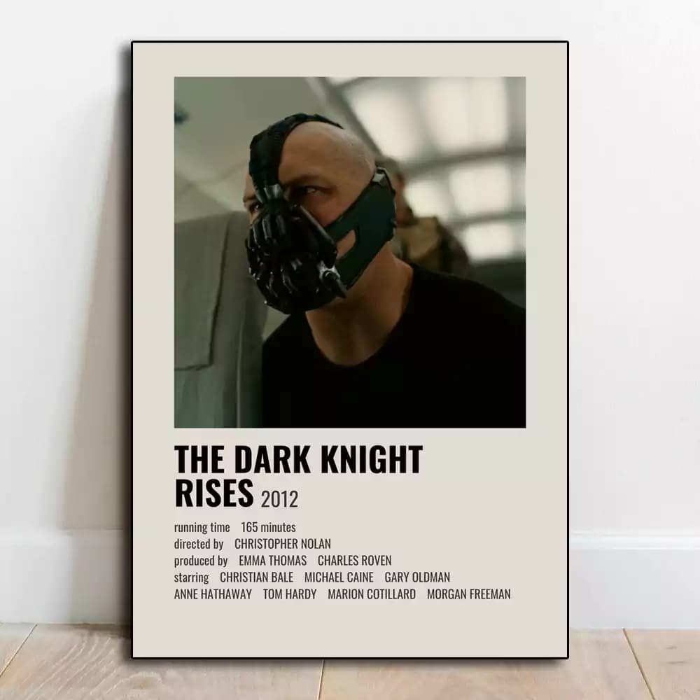 تابلو مینیمال فیلم The Dark Knight Rises 2012