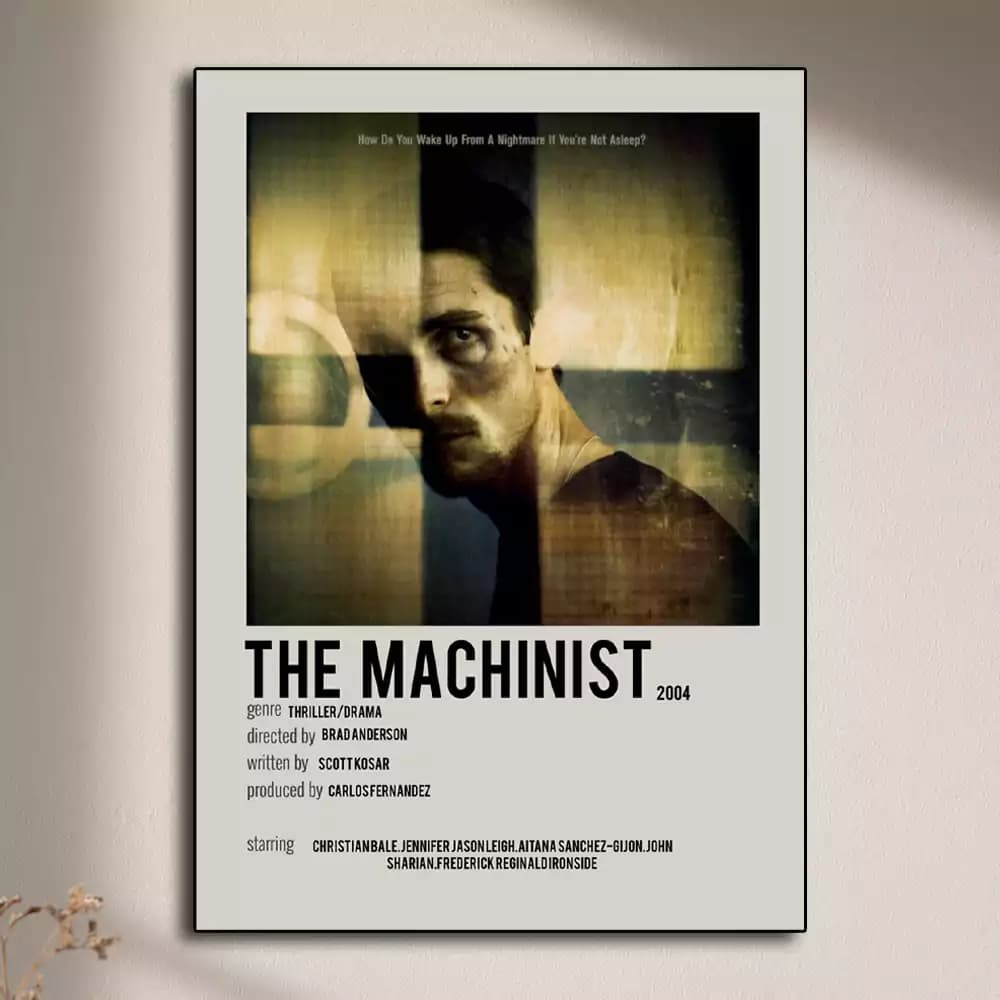 تابلو مینیمال فیلم The Machinist 2004