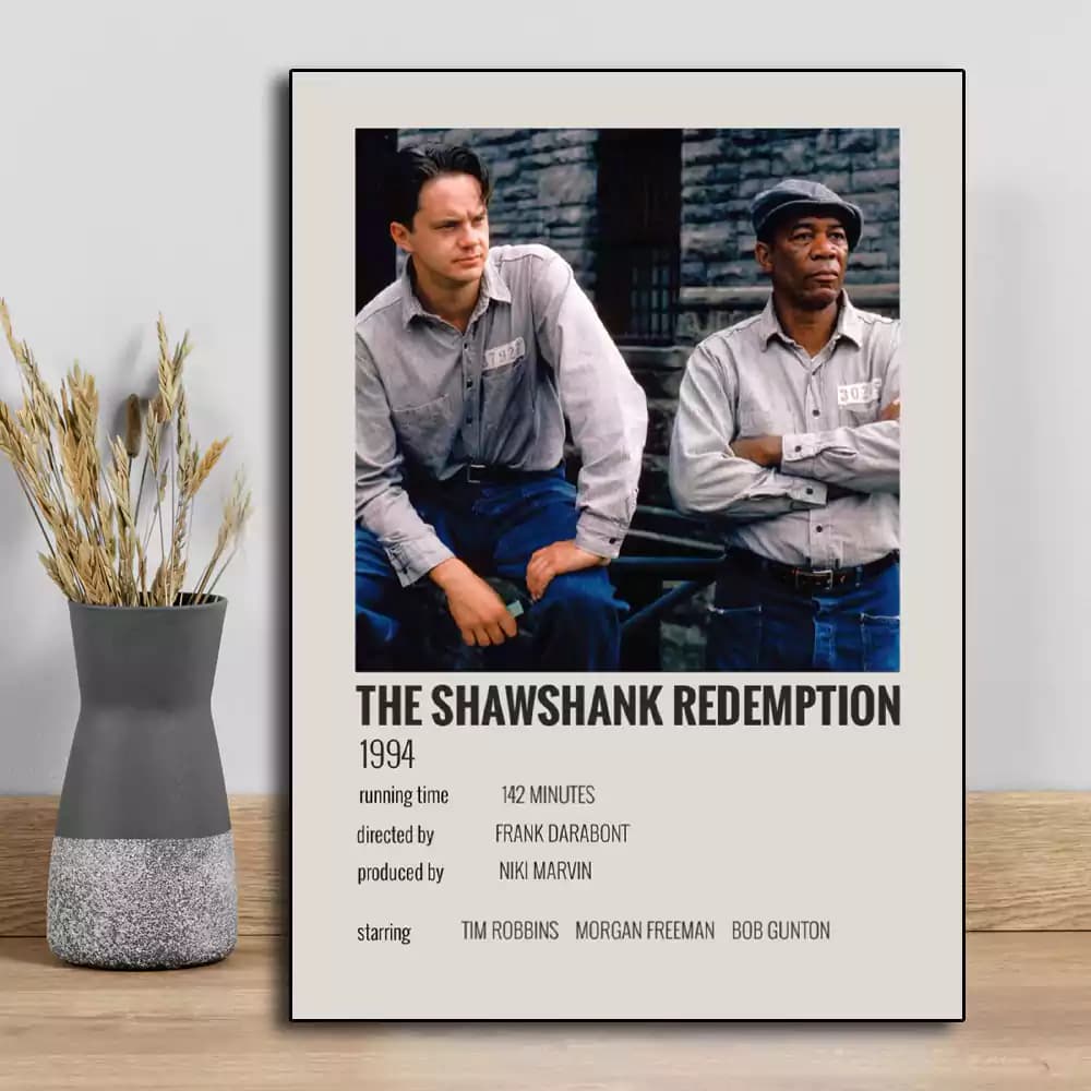 تابلو مینیمال فیلم The Shawshank Redemption 1994
