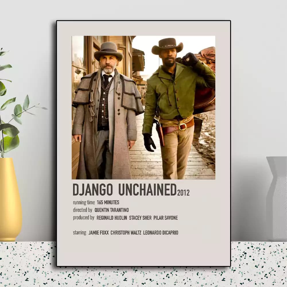 تابلو مینیمال فیلم Django Unchained 2012 — تصویر ۲