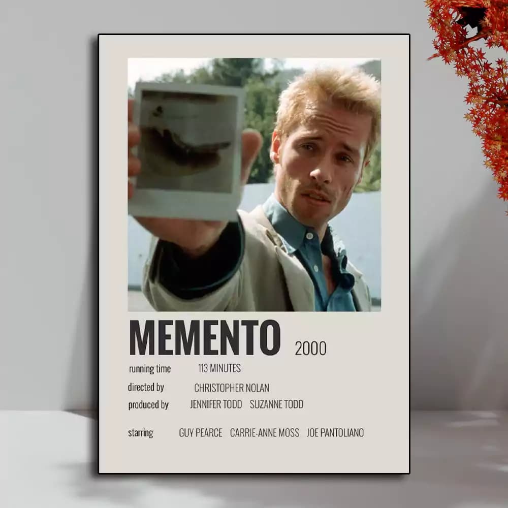 تابلو مینیمال فیلم Memento 2000