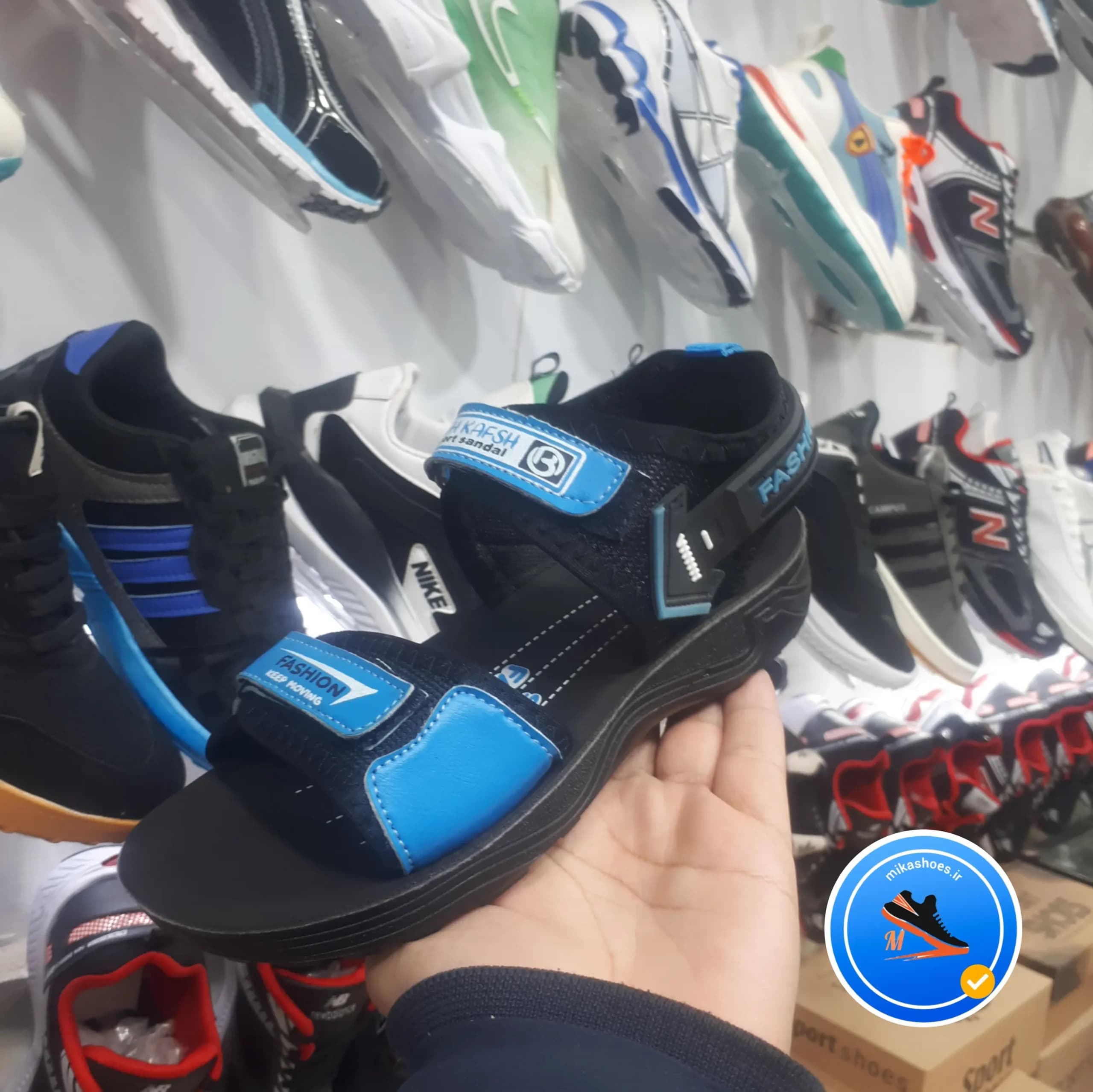صندل پسرانه جدید-صندل بچه گانه شیک-کفش میکاشویز-mikashoes