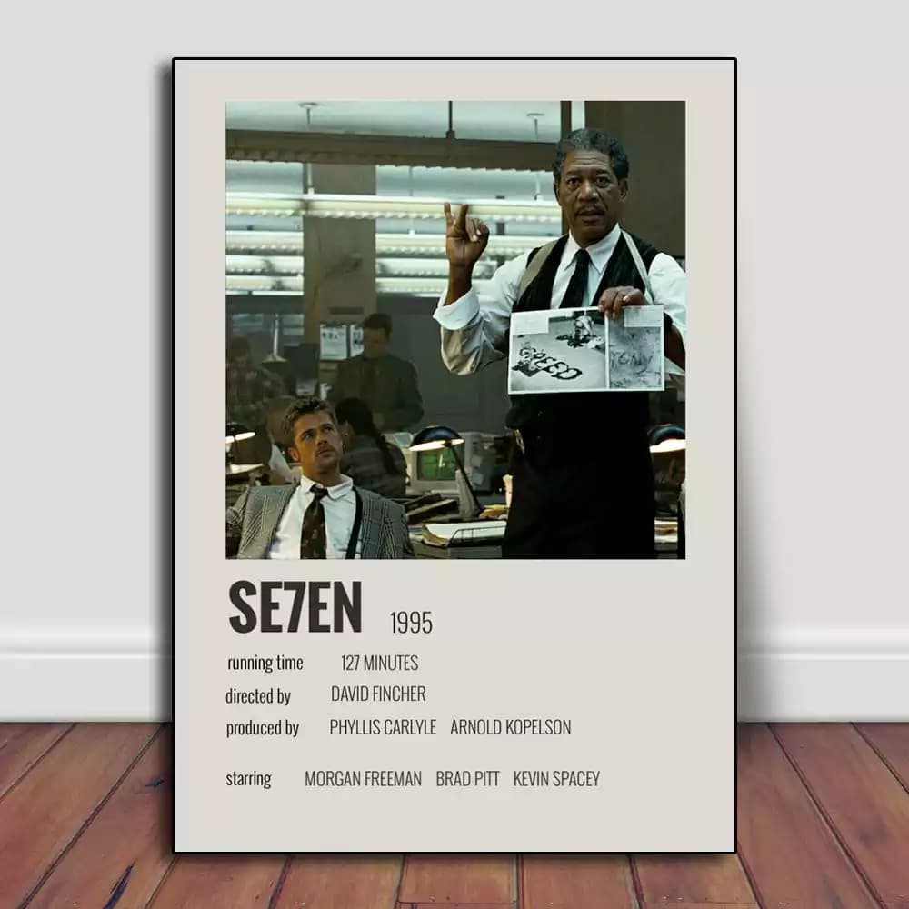 تابلو مینیمال فیلم Se7en 1995
