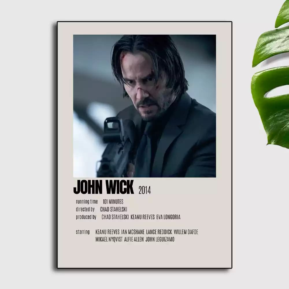 تابلو مینیمال فیلم John Wick 2014