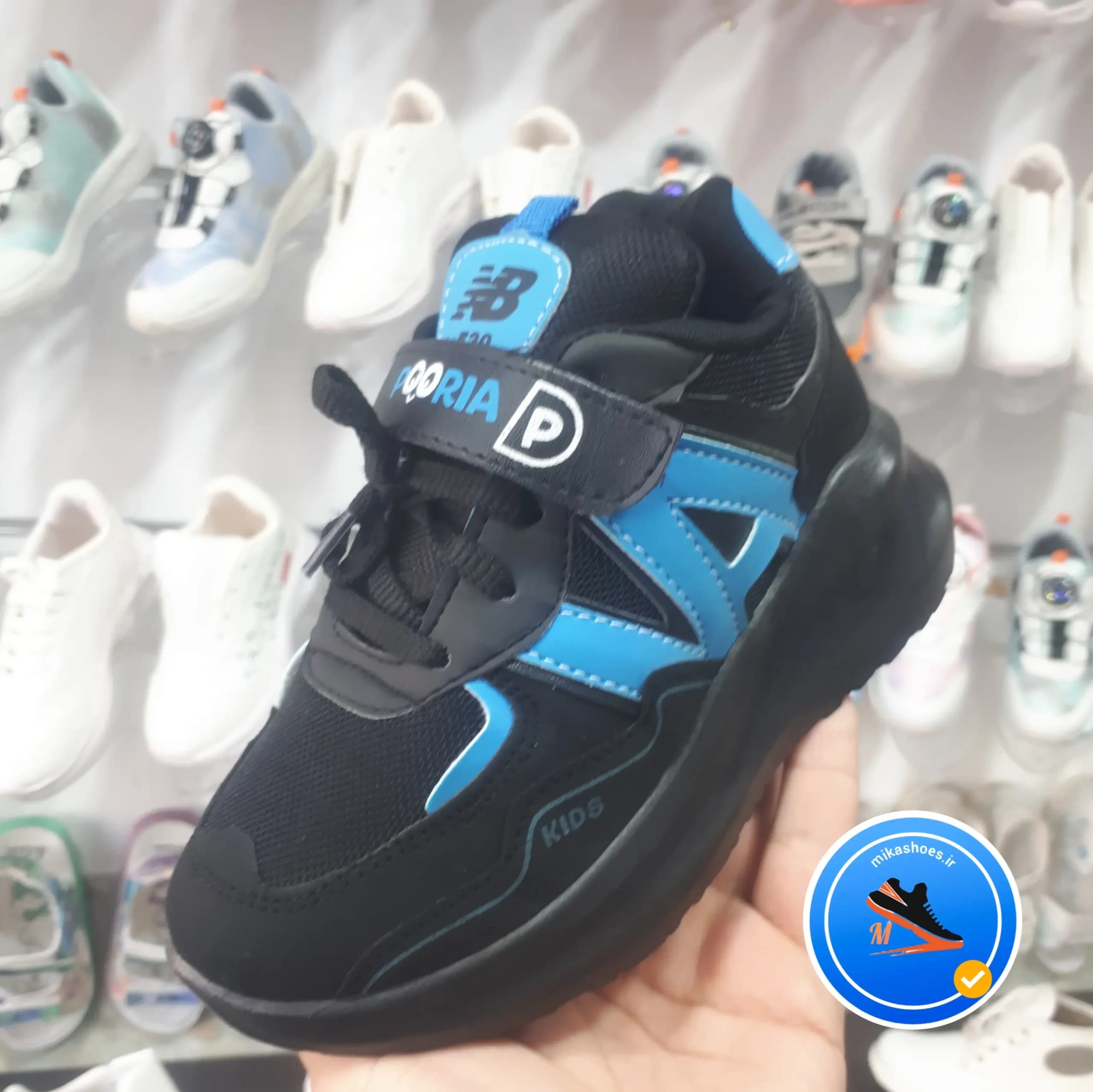 کفش نیوبالانس بچه گانه-کفش مدرسه بچه گانه-کفش میکاشویز-mikashoes