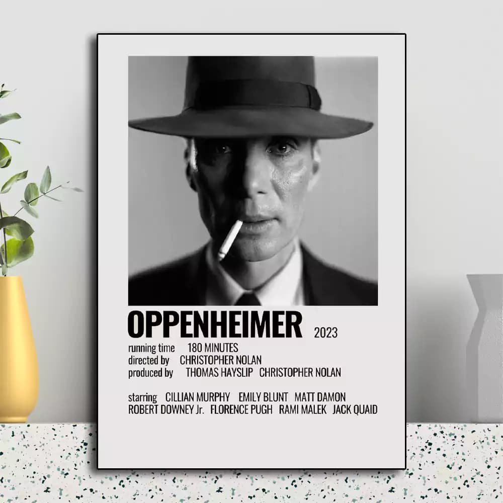 تابلو مینیمال فیلم Oppenheimer 2023