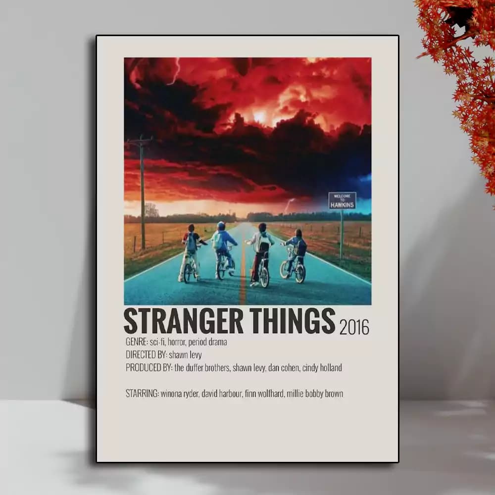 تابلو مینیمال سریال Stranger Things — تصویر ۲