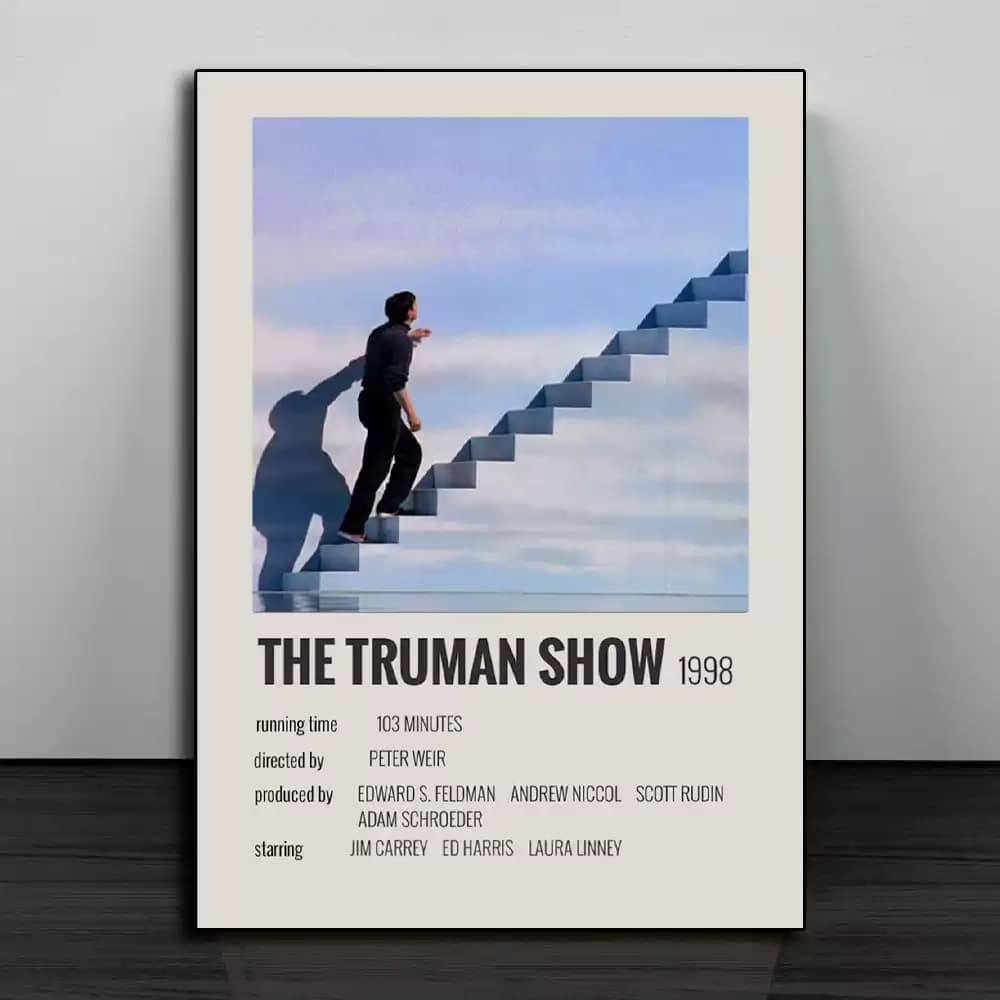 تابلو مینیمال فیلم The Truman Show 1998