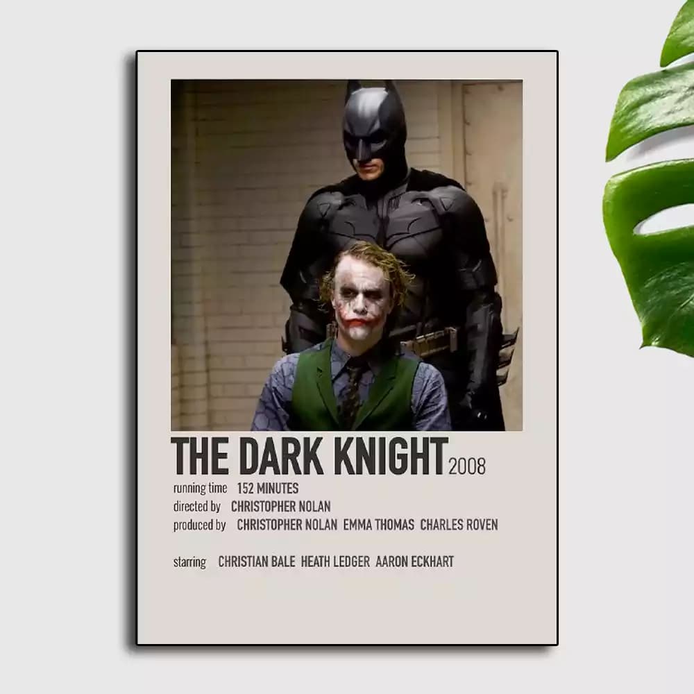 تابلو مینیمال فیلم The Dark Knight 2008