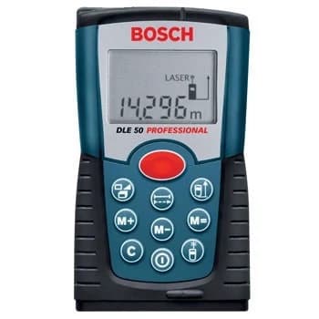 متر لیزری حرفه ای بوش مدل BOSCH DLE 50 Laser Distance Meter به همراه کیف کمری (استوک) 🇮🇷 ارسال رایگان 🇮🇷