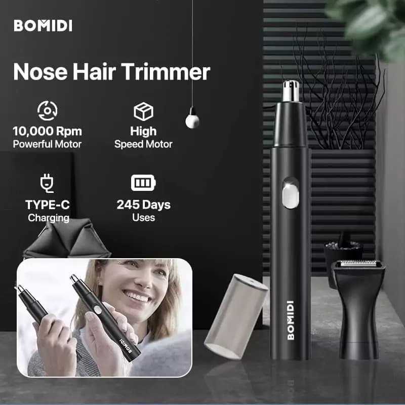 مو زن بینی، ابرو و گوش شیائومی بمیدی مدل Xiaomi NT1 Bomidi Nose Hair Trimmer (جعبه باز) — تصویر ۹