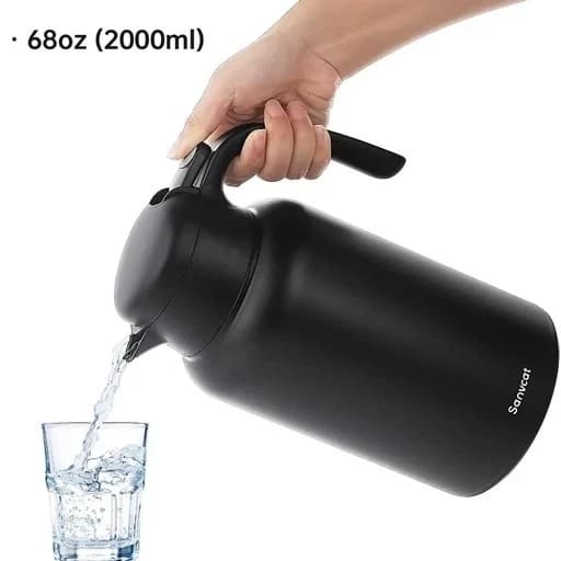 فلاسک گرم و سرد شیائومی سانوکت 2 لیتری مدل Xiaomi Sanvcat Stainless Steel Vacuum Insulation Pot H8152 — تصویر ۷