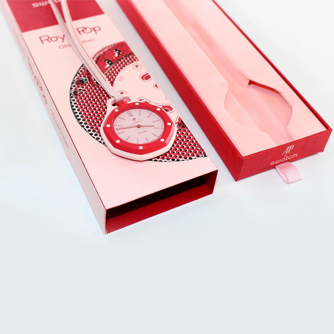 Royal Pop OTTO ROSSO ap swatch ساعت مچی عقربه ای زنانه مردانه رویال پوپ ای پی سواچ — تصویر ۸