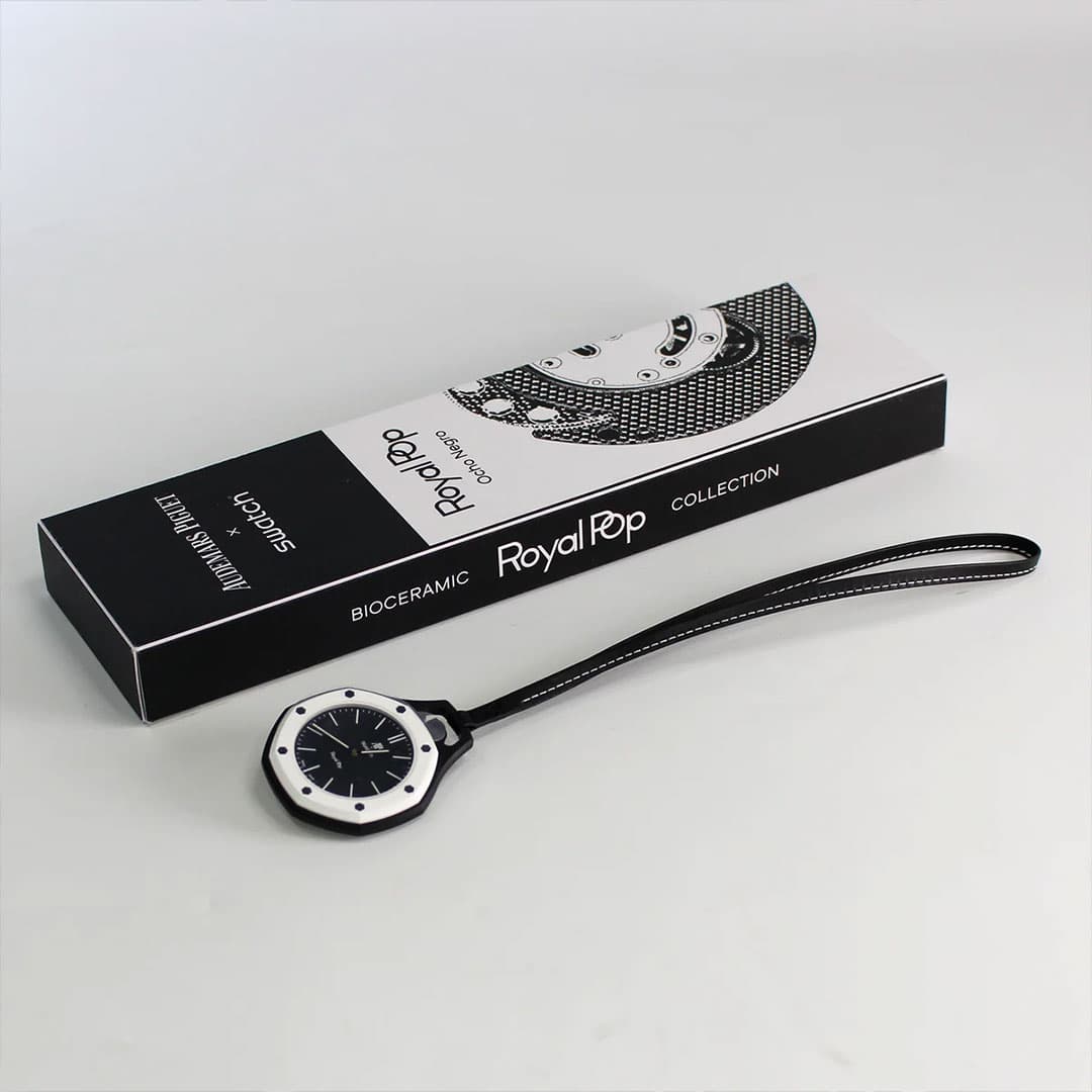 Royal Pop OCHO NEGRO ap swatch ساعت مچی عقربه ای زنانه مردانه رویال پوپ ای پی سواچ — تصویر ۸