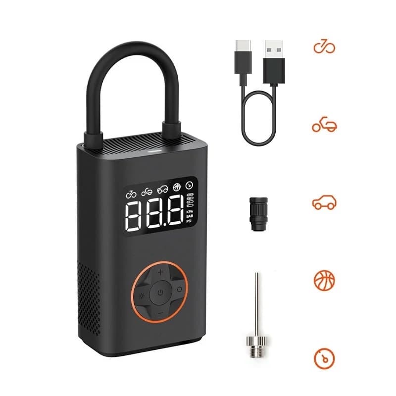 پمپ باد قابل حمل شیائومی Xiaomi QJCQBN3 Qicycle N3 Air Compressor (ارسال رایگان)