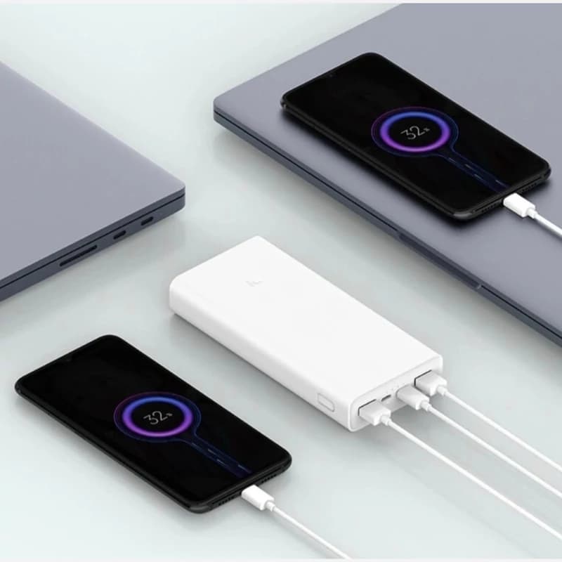 پاوربانک فست شارژ شیائومی اورجینال مدل PLM18ZM Xiaomi Mi PowerBank 3 ظرفیت 20000 میلی آمپر ساعت — تصویر ۸