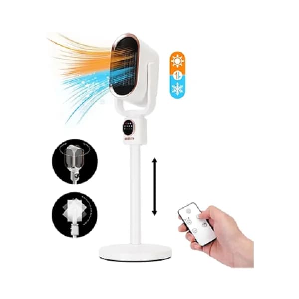 بخاری برقی ایستاده مدل DGS-N6 Heater با صفحه نمایش لمسی و کنترل از راه دور — تصویر ۵
