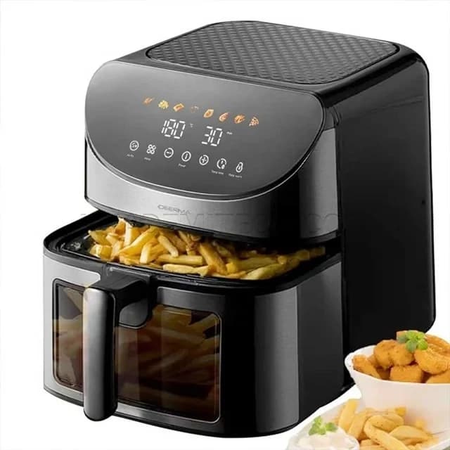 سرخ کن بدون روغن (هواپز) 8 لیتری شیائومی درما مدل Deerma Air Fryer 8L DEM-KZ150W — تصویر ۲