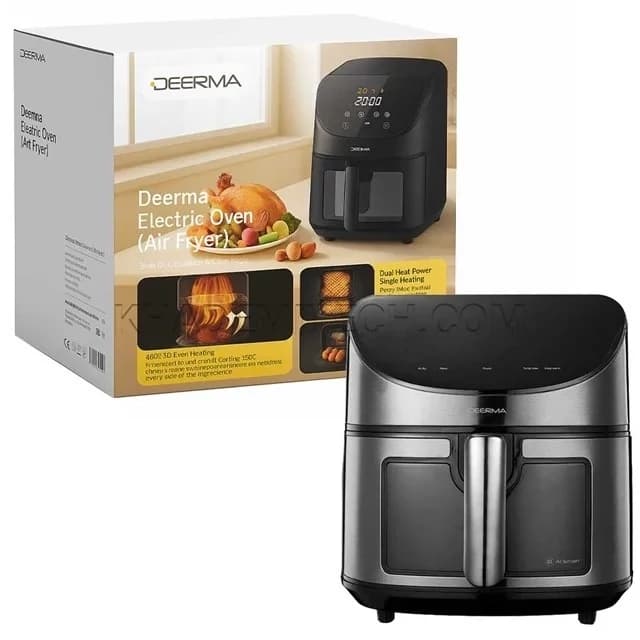 سرخ کن بدون روغن (هواپز) 8 لیتری شیائومی درما مدل Deerma Air Fryer 8L DEM-KZ150W — تصویر ۴